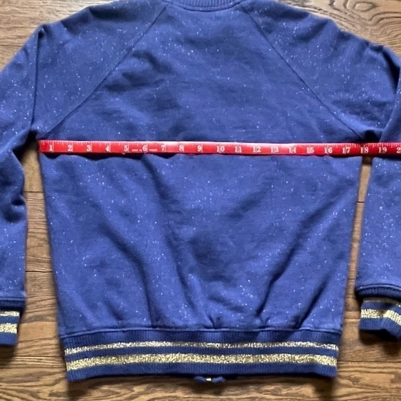 [zara] Purple and Gold Varsity jacket - Picture 8 of 8